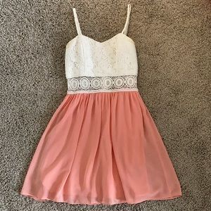Coral Pink Junior’s Dress